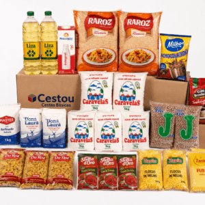 Cesta Escolar 30 kg Cestou com 30 itens para sindicatos e empresas