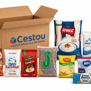 Cesta Panificadora com 12 itens Cestou para empresas e sindicatos