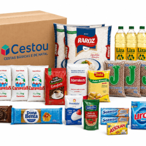 Cesta Posto de Gasolina 30 kg Cestou com 35 itens para empresas e sindicatos