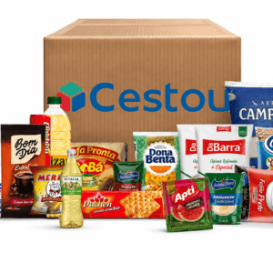 Cesta básica Cestou 2 com 21 itens e aproximadamente 16 kg